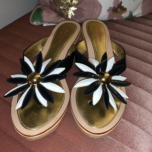 Kate Spade New York sandals with wooden bottom